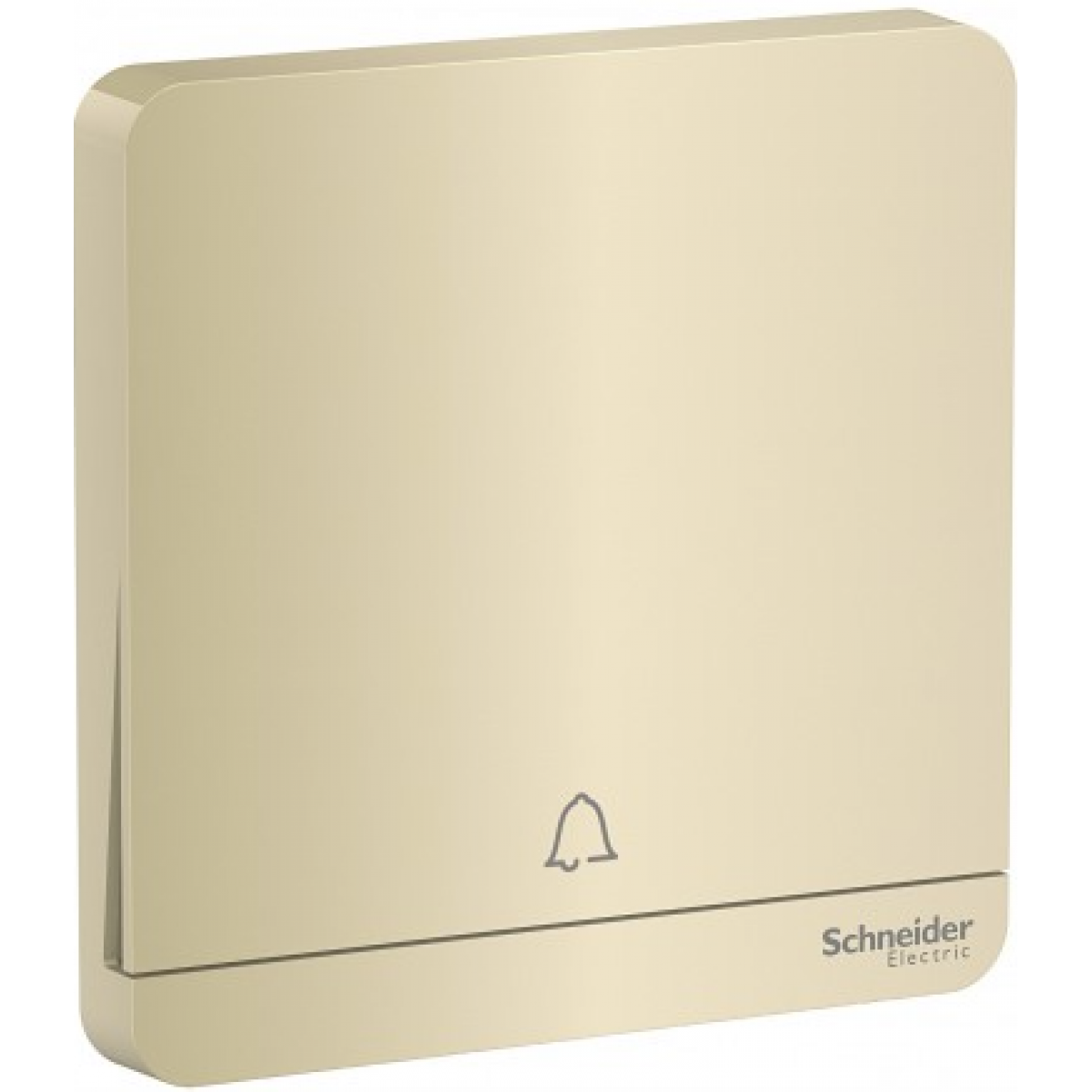 Schneider Electric 施耐德電氣 AvatarOn 10A 單位門鐘圖案按手掣 (沉醉金) (E8331BPL1_WG_C5) - 86x86mm、黃銅端子